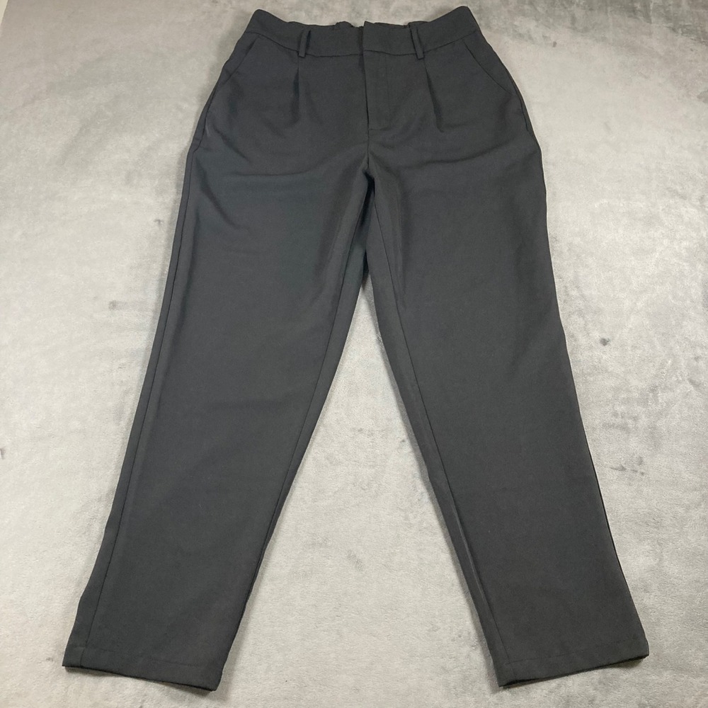 Halara Womens Pleated Dress Pants Elastic Back Trousers Size M
